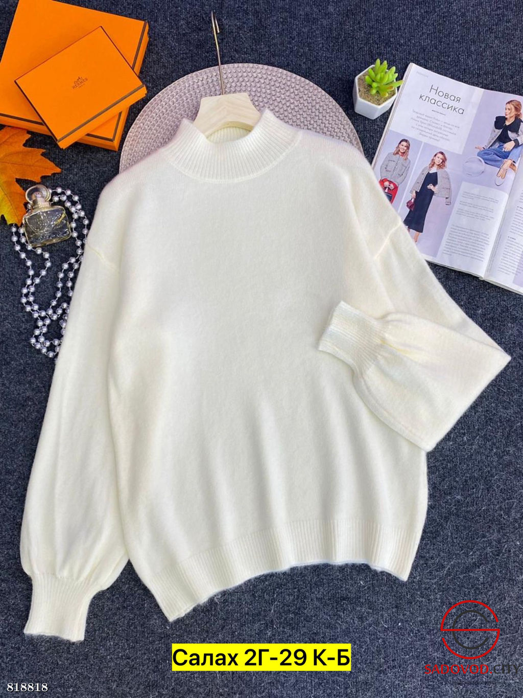 Свитер женский однотонный - Bruno фото 4