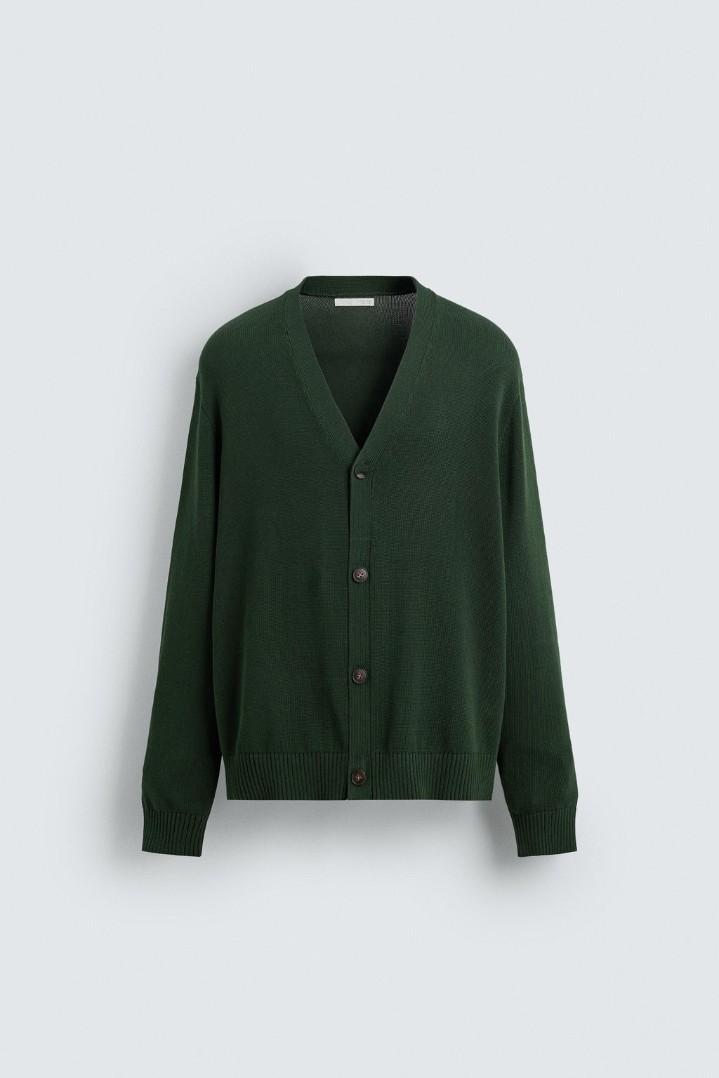 REGULAR FIT COTTON CARDIGAN - Zara фото 7