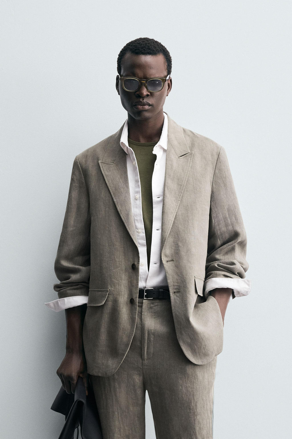 WASHED 100% LINEN SUIT BLAZER - Zara фото 2
