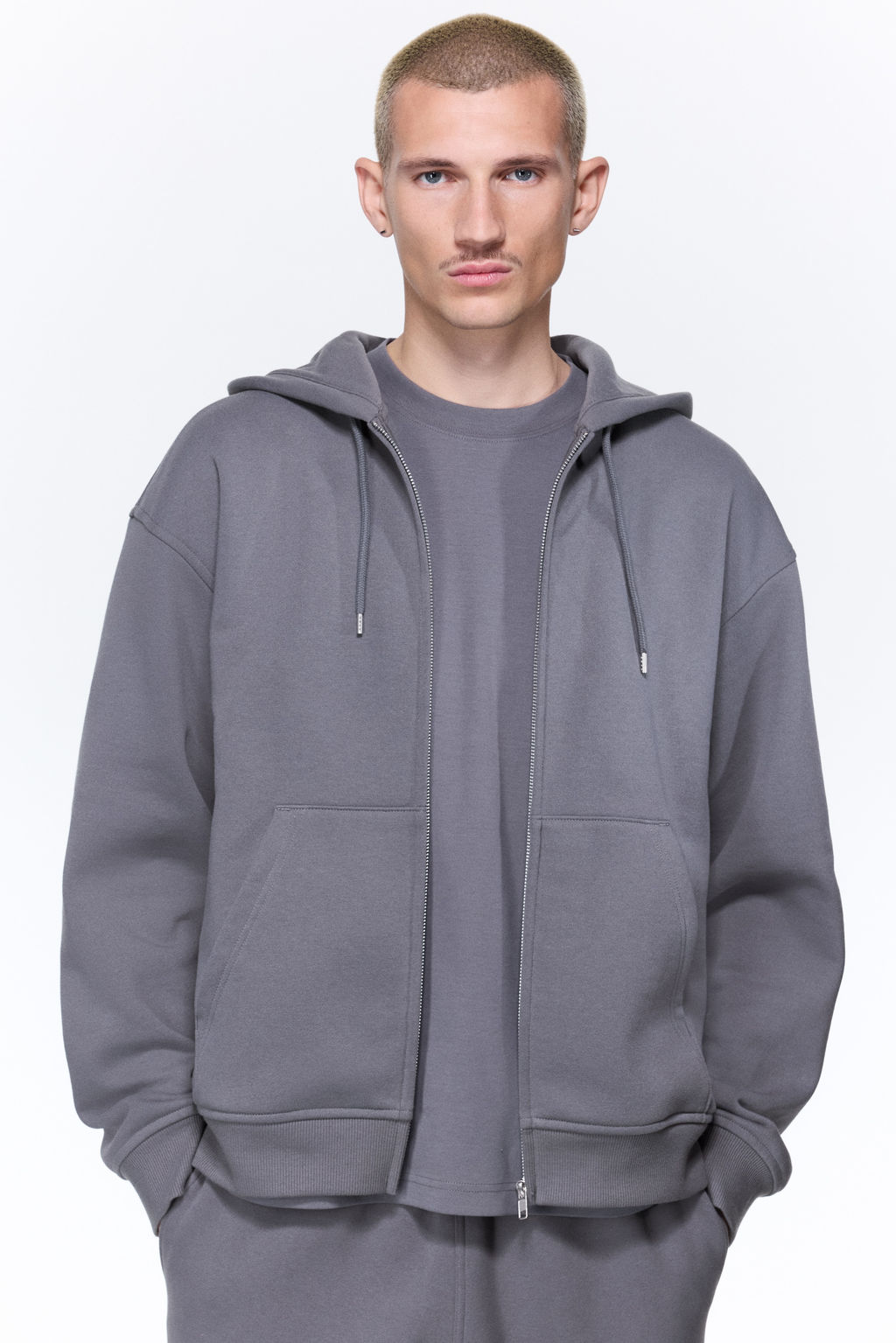 Chaqueta sudadera con capucha Loose Fit - H&m фото 9