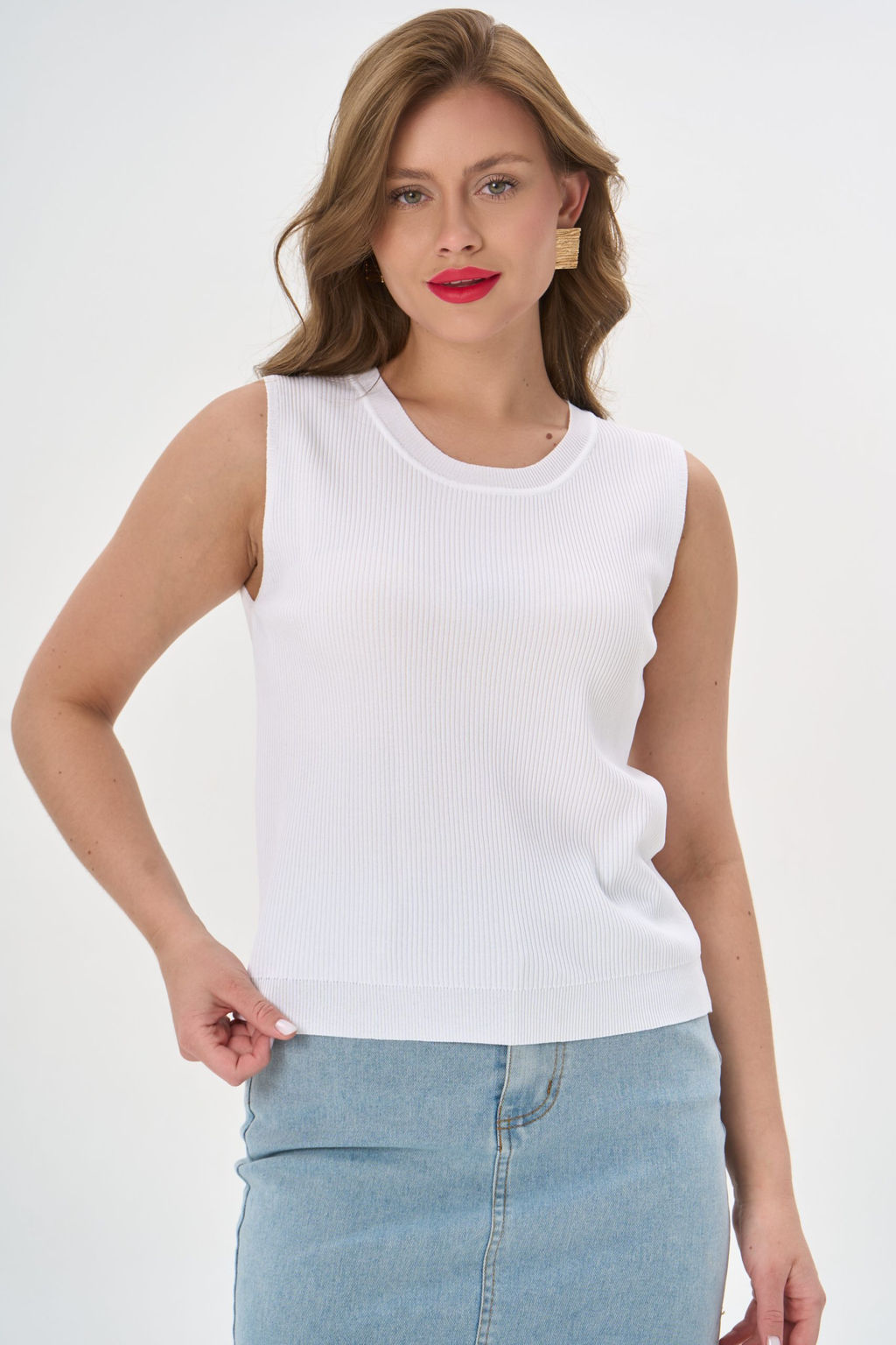 Топ Ли (белый) - Эльза фото 7