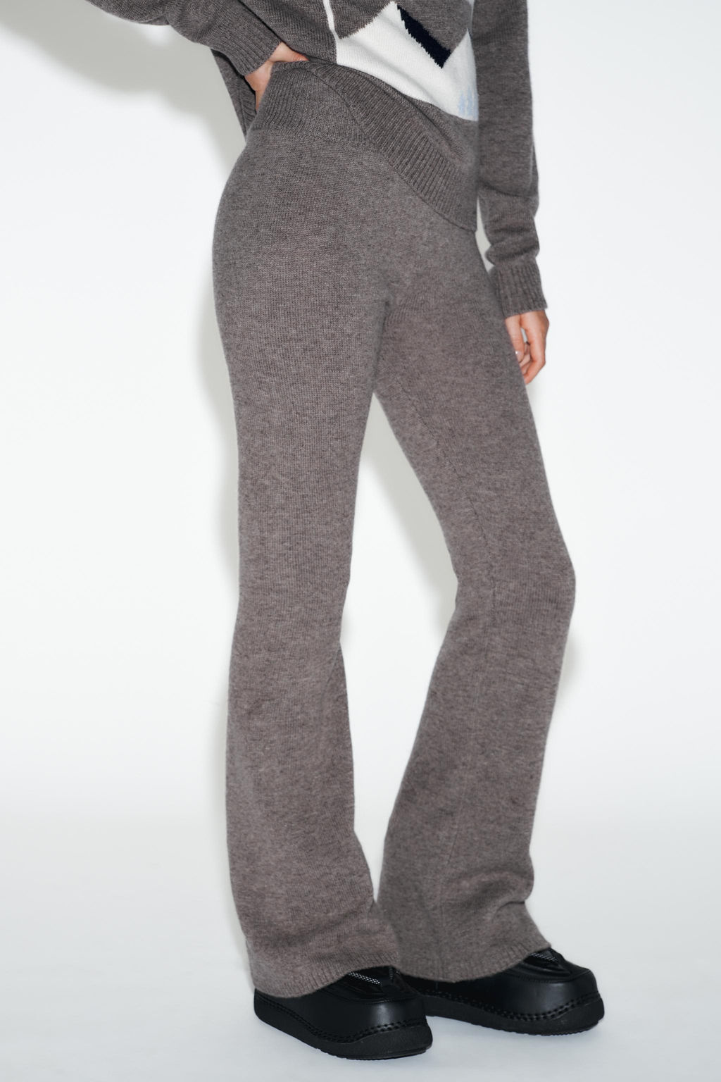 FLARE TROUSERS 90% WOOL SKI COLLECTION - Zara фото 9