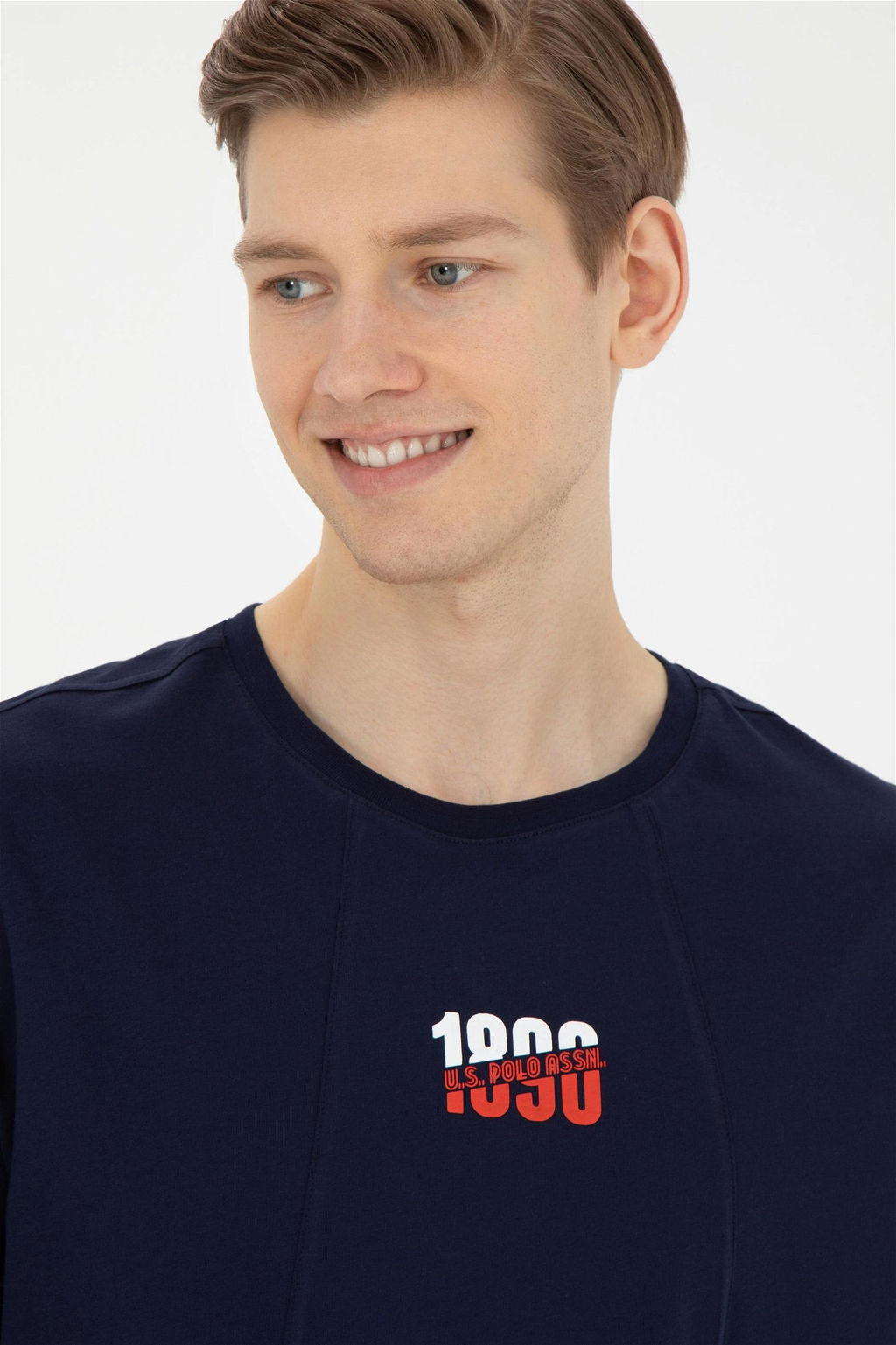 Мужская темно-синяя футболка - U.s. polo assn фото 2