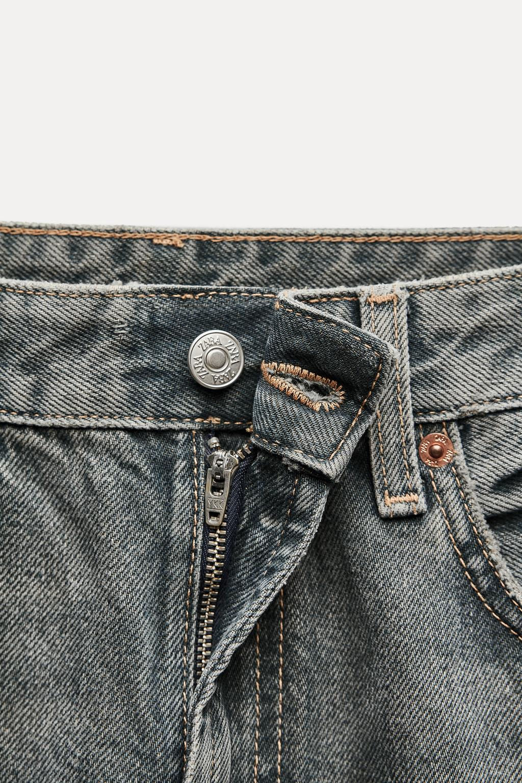 TRF WIDE-LEG MID-WAIST JEANS - Zara фото 37