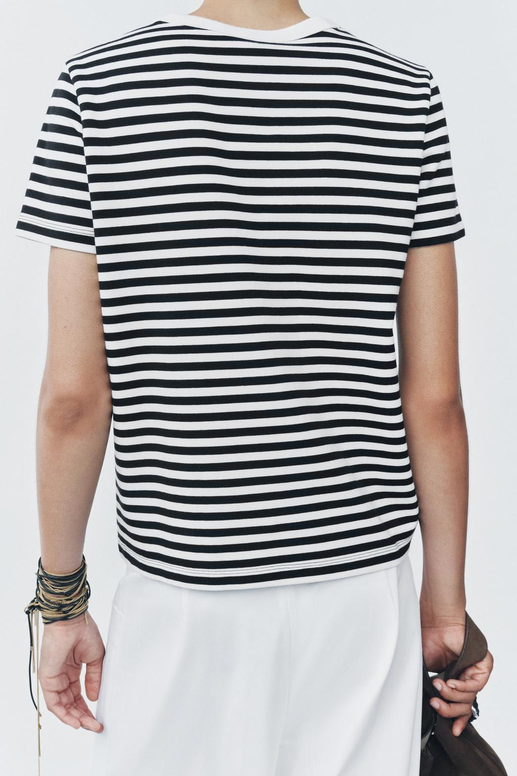 SHORT SLEEVE INTERLOCK T-SHIRT - Zara фото 53