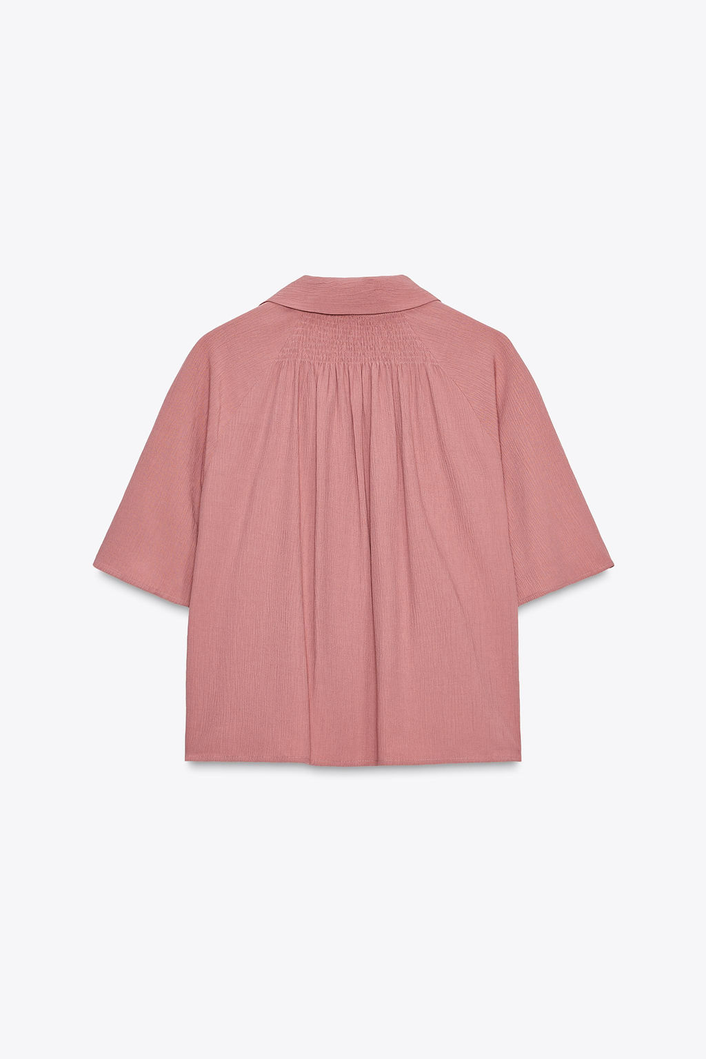 CREASED-EFFECT SHORT SLEEVE SHIRT - Zara фото 18
