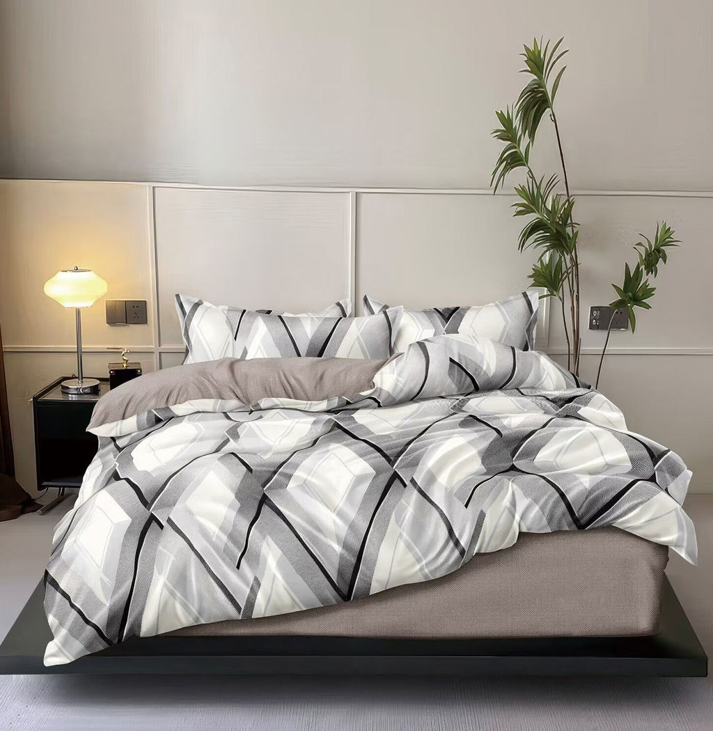 Постельное белье сатин люкс - Антуан 2 сп. с Евро простыней (нав.70х70)