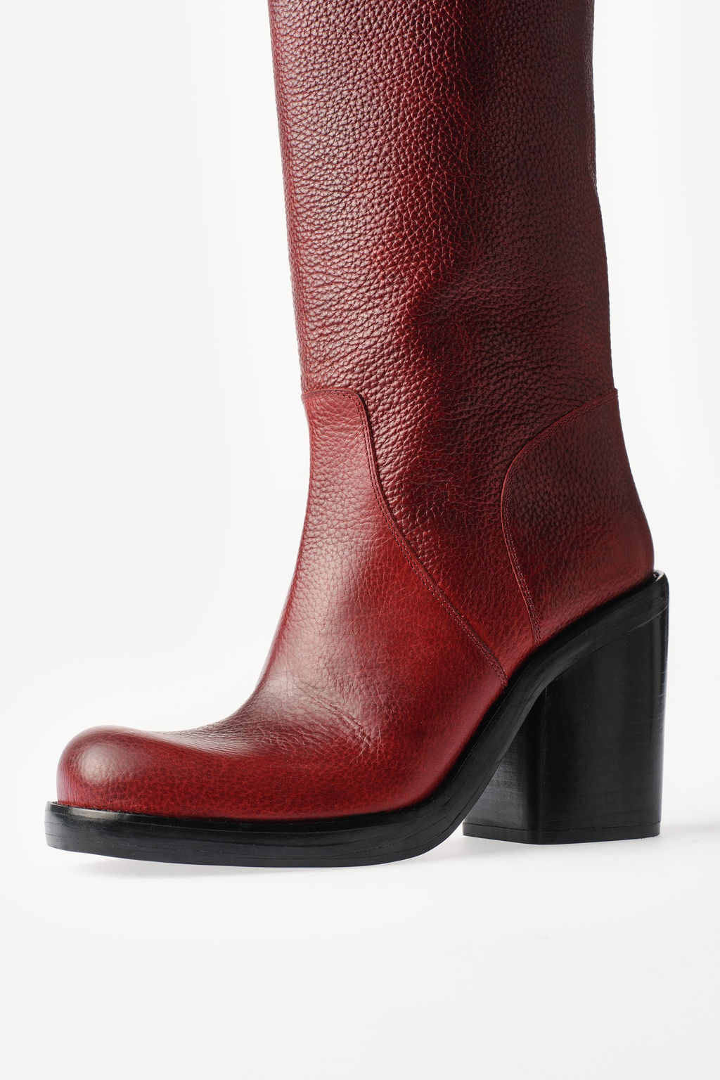 BOTA ALTA PIEL WILLY CHAVARRIA X ZARA / Marr?n фото 5