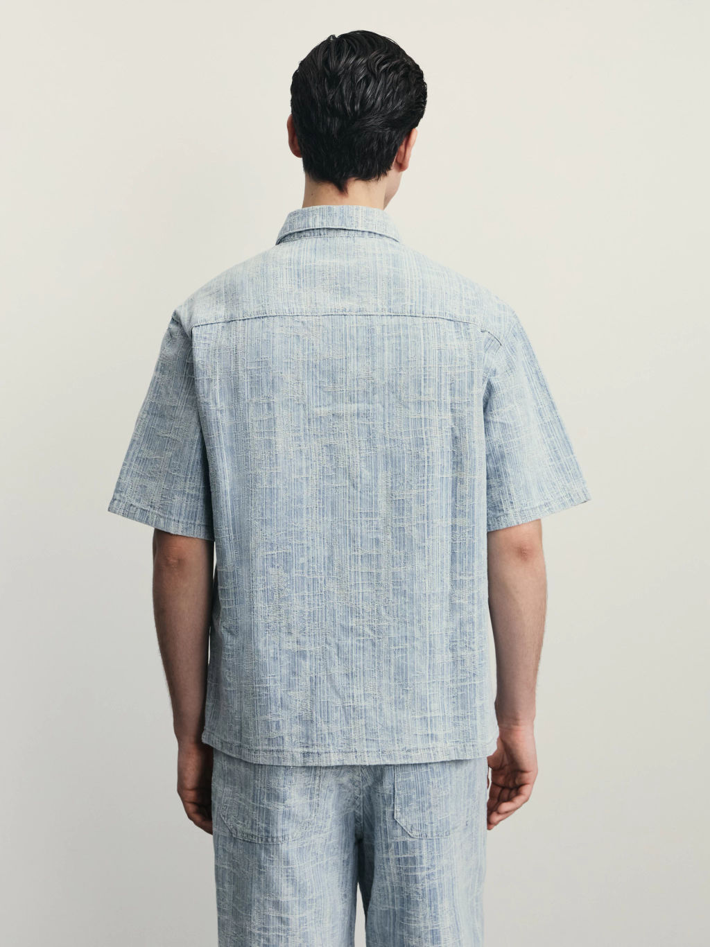 Верхняя сорочка джинсовая мужская / Zarina  фото 6