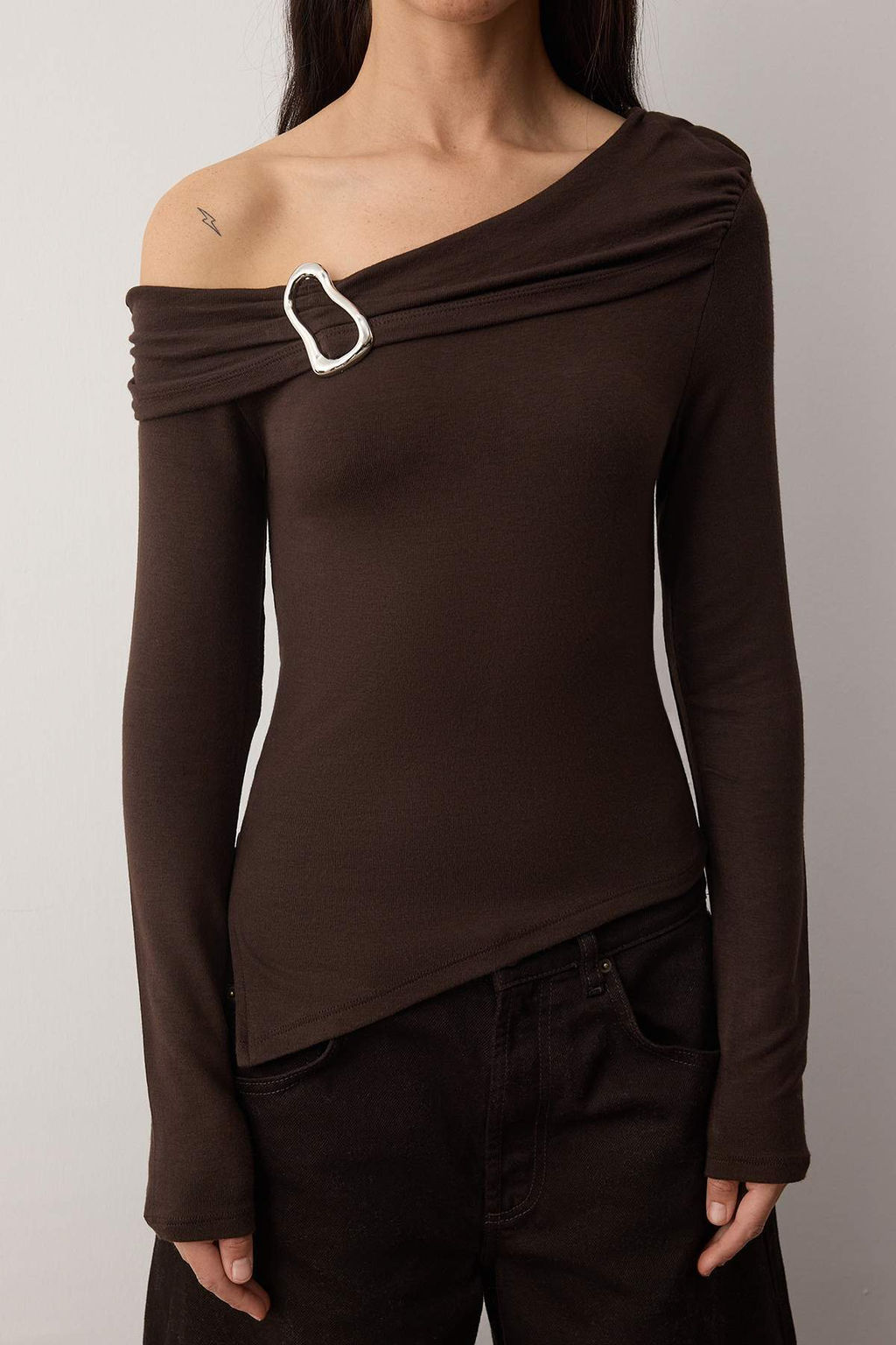 Kahverengi Orme Bluz TWOAW26BZ00121