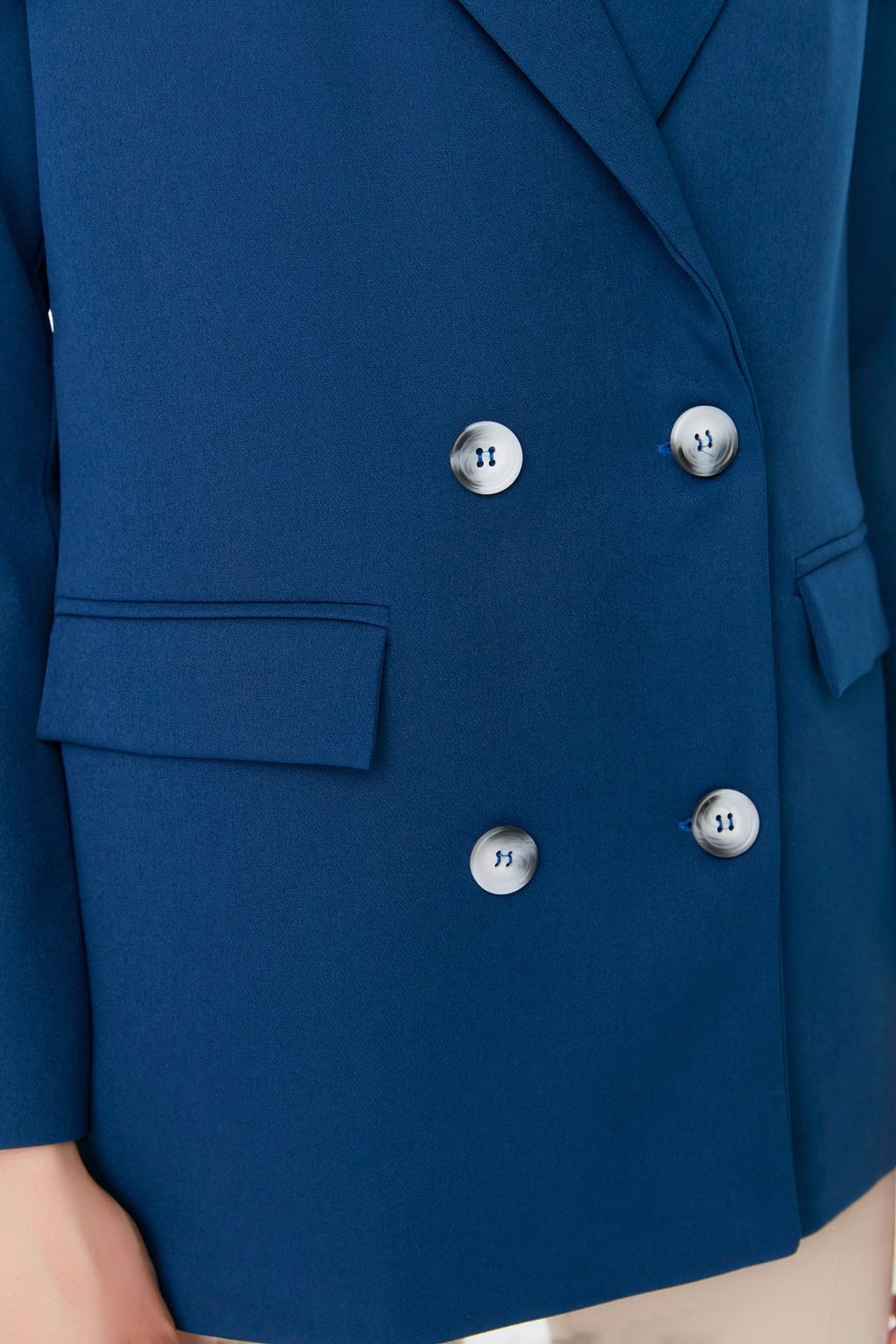 TRENDYOLMILLA Antrasit Regular Astarl? Dugme Detayl? Dokuma Blazer Ceket TWOAW21CE0264 фото 28