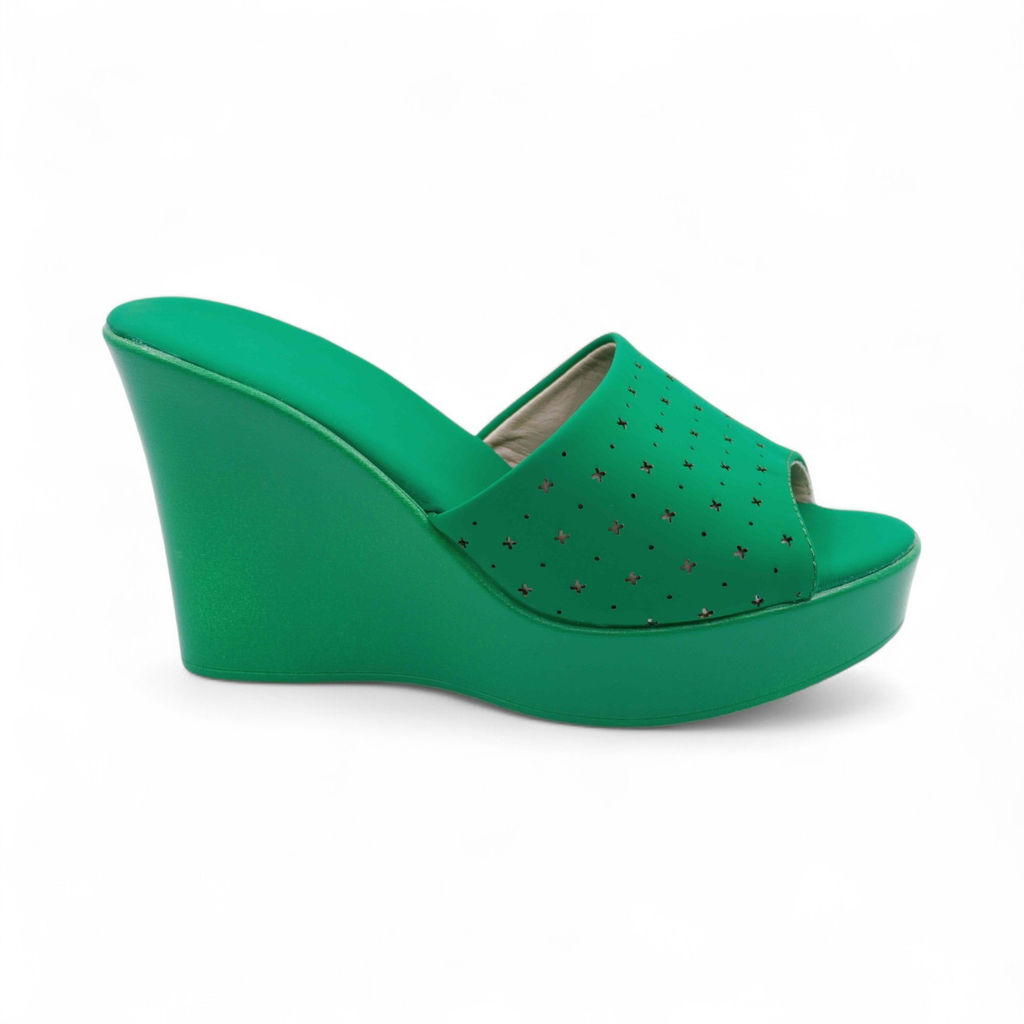 Босоножки на платформе R22-13LV зеленые - Sport фото 2