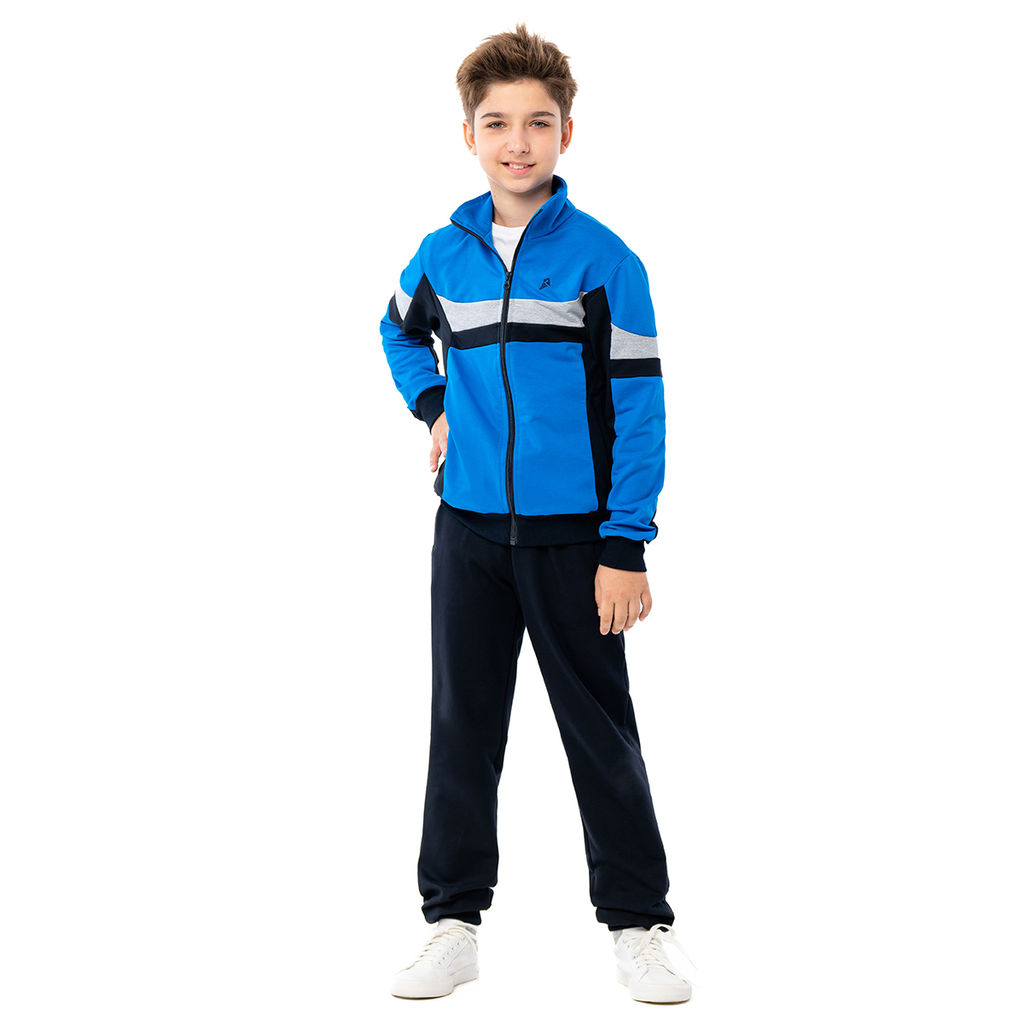 RODOS Спортивный костюм для мальчика весна/лето М-188 Синий/Голубой/Меланж