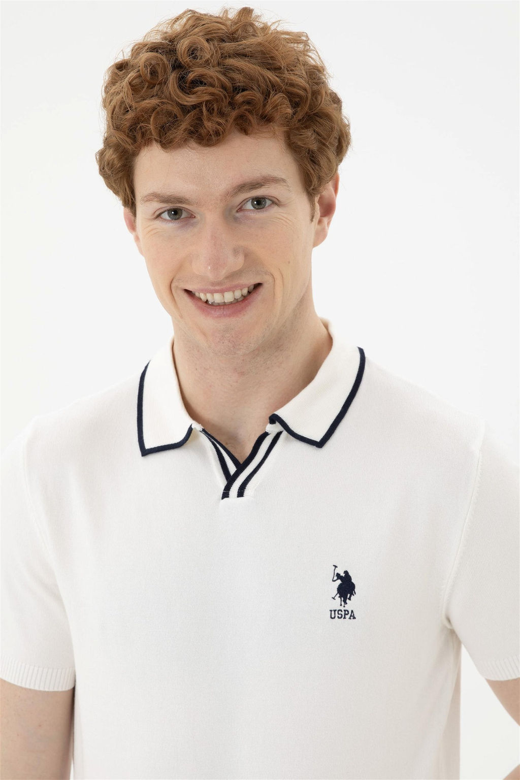 Мужской свитер цвета экрю - U.s. polo assn фото 2