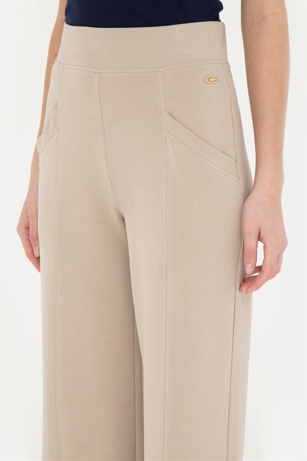 Женские легкие спортивные штаны цвета хаки - U.s. polo assn фото 5