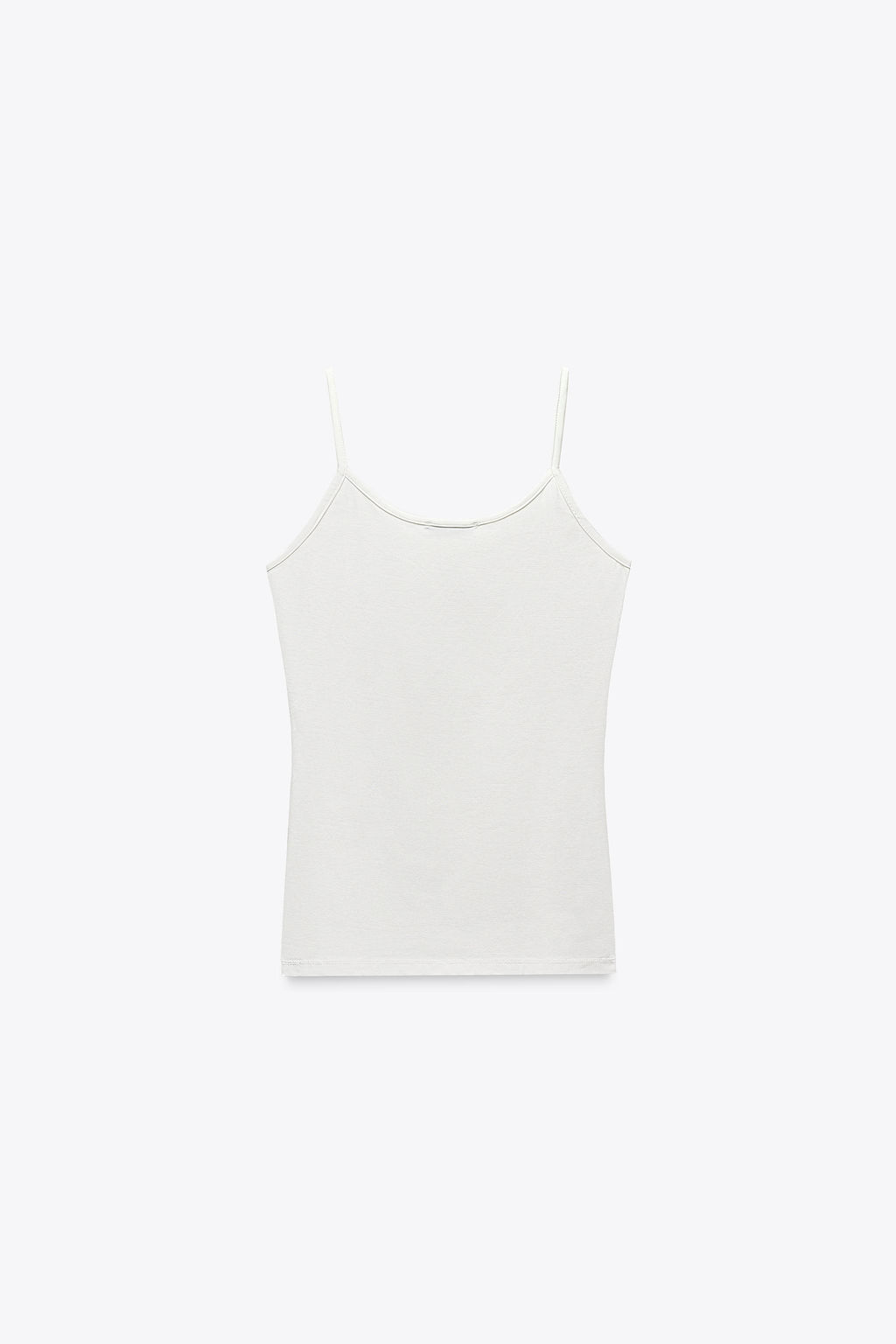POLYAMIDE SLIM STRAP T-SHIRT - Zara фото 28