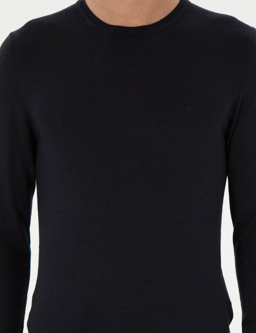 Темно-синий зауженный свитер - Cacharel фото 6