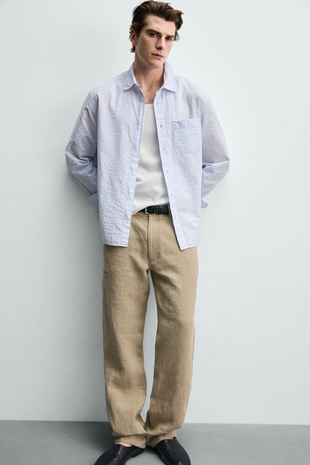 CAMISA REGULAR FIT RAYAS / rayas - Zara фото 6