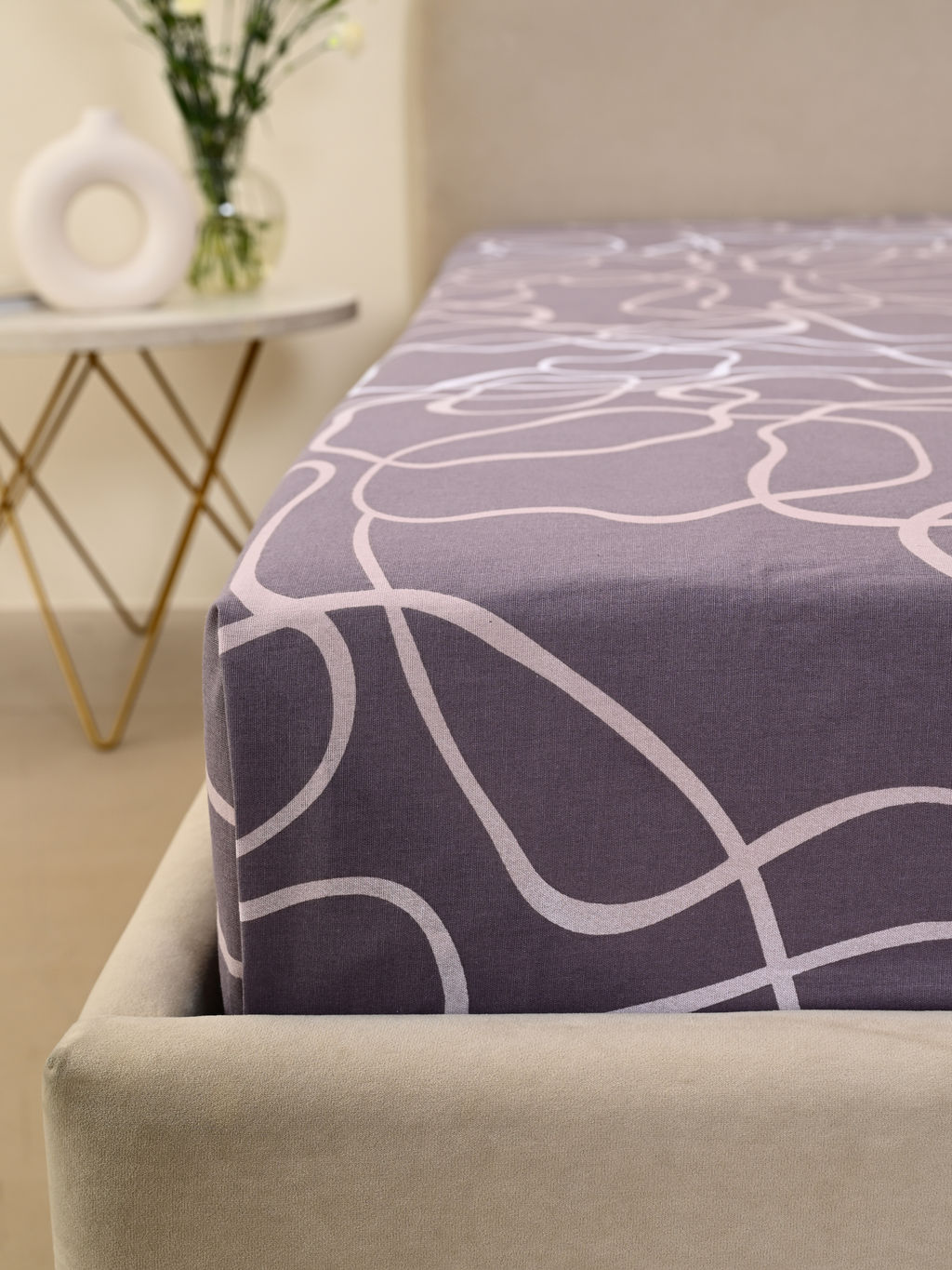 Простыня бязь люкс - Изгибы 180х215