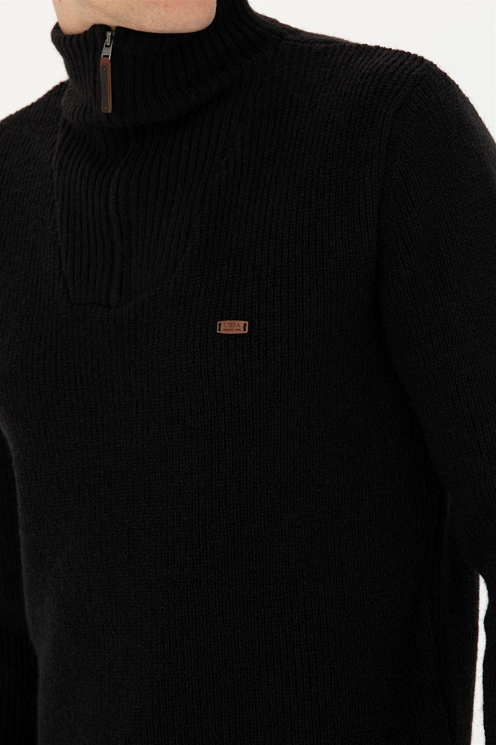Мужской черный свитер - U.s. polo assn фото 7