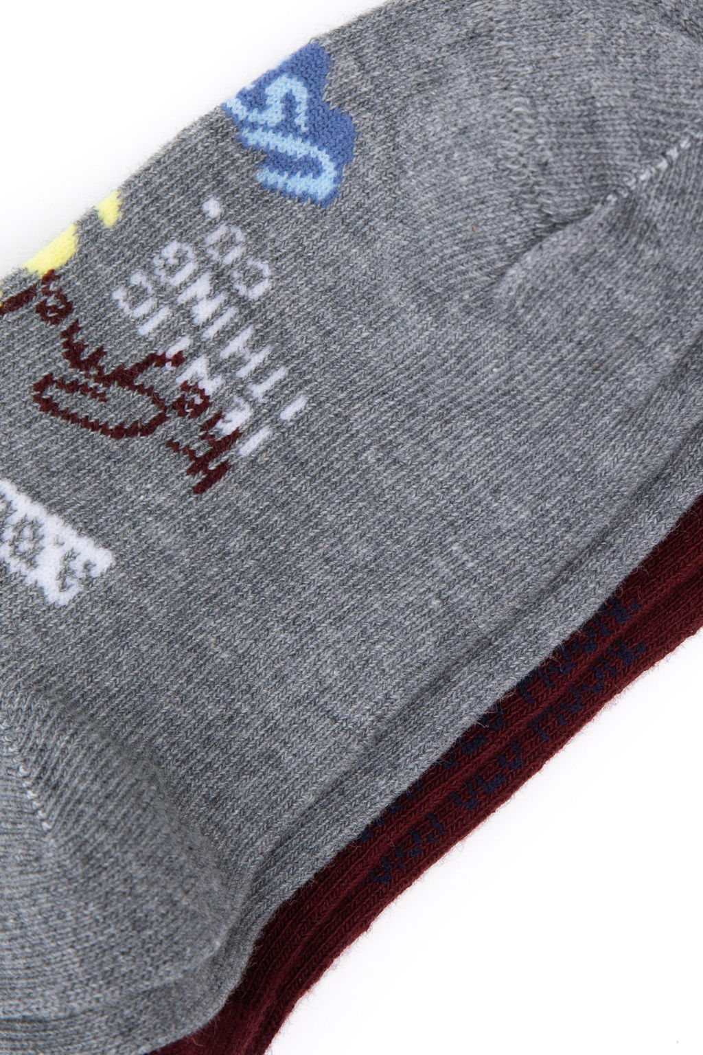 Носки серого меланжа для мальчика Неожиданная скидка в корзине - U.s. polo assn фото 3