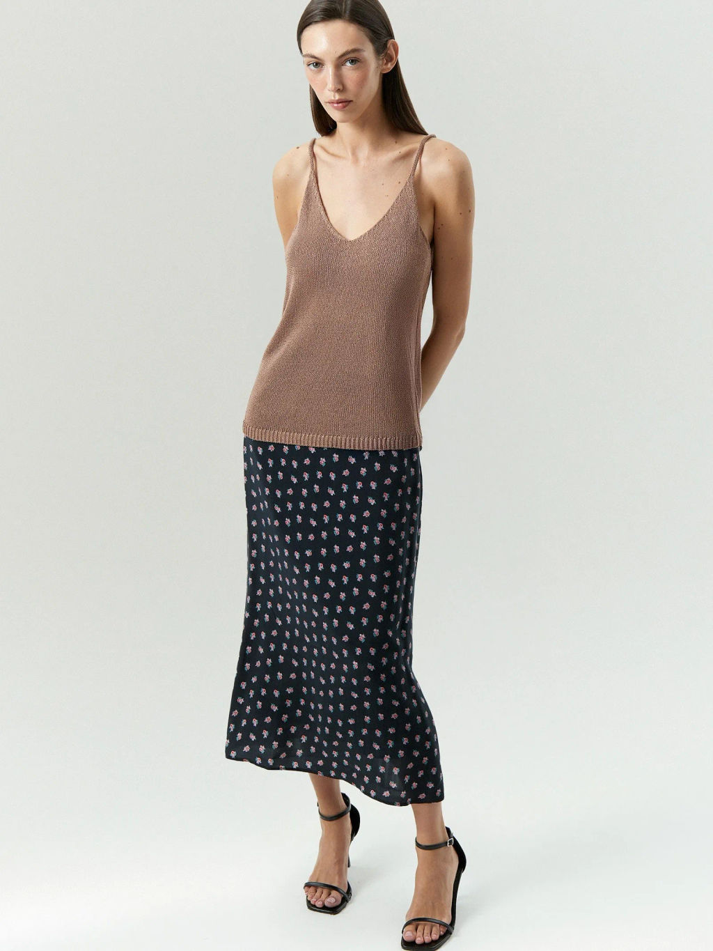 ЕМКА NEW / Юбка миди из 100% купры - Emka фото 2