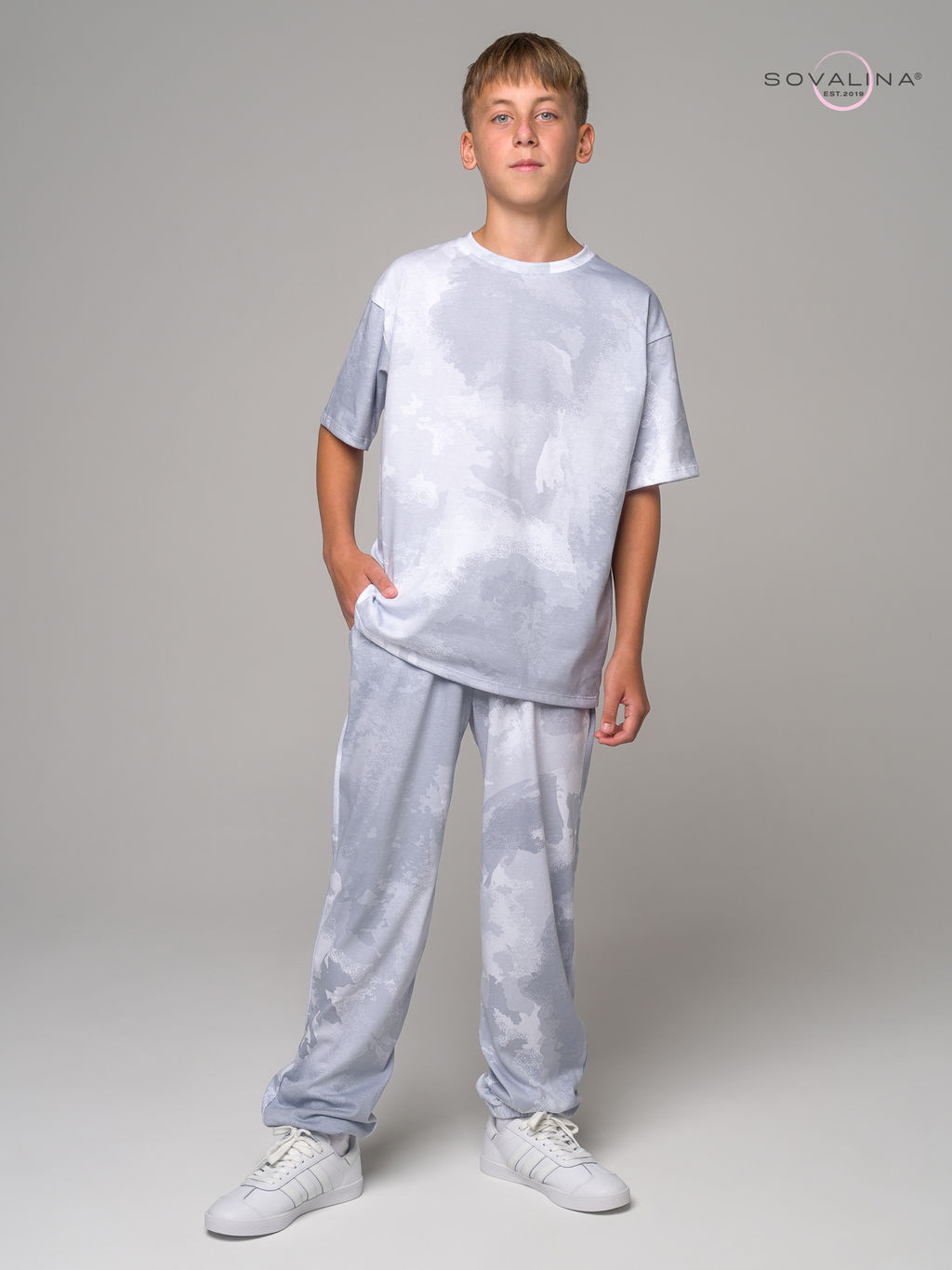 Костюм Daily men тайдай серый MAX - Sovalina фото 14