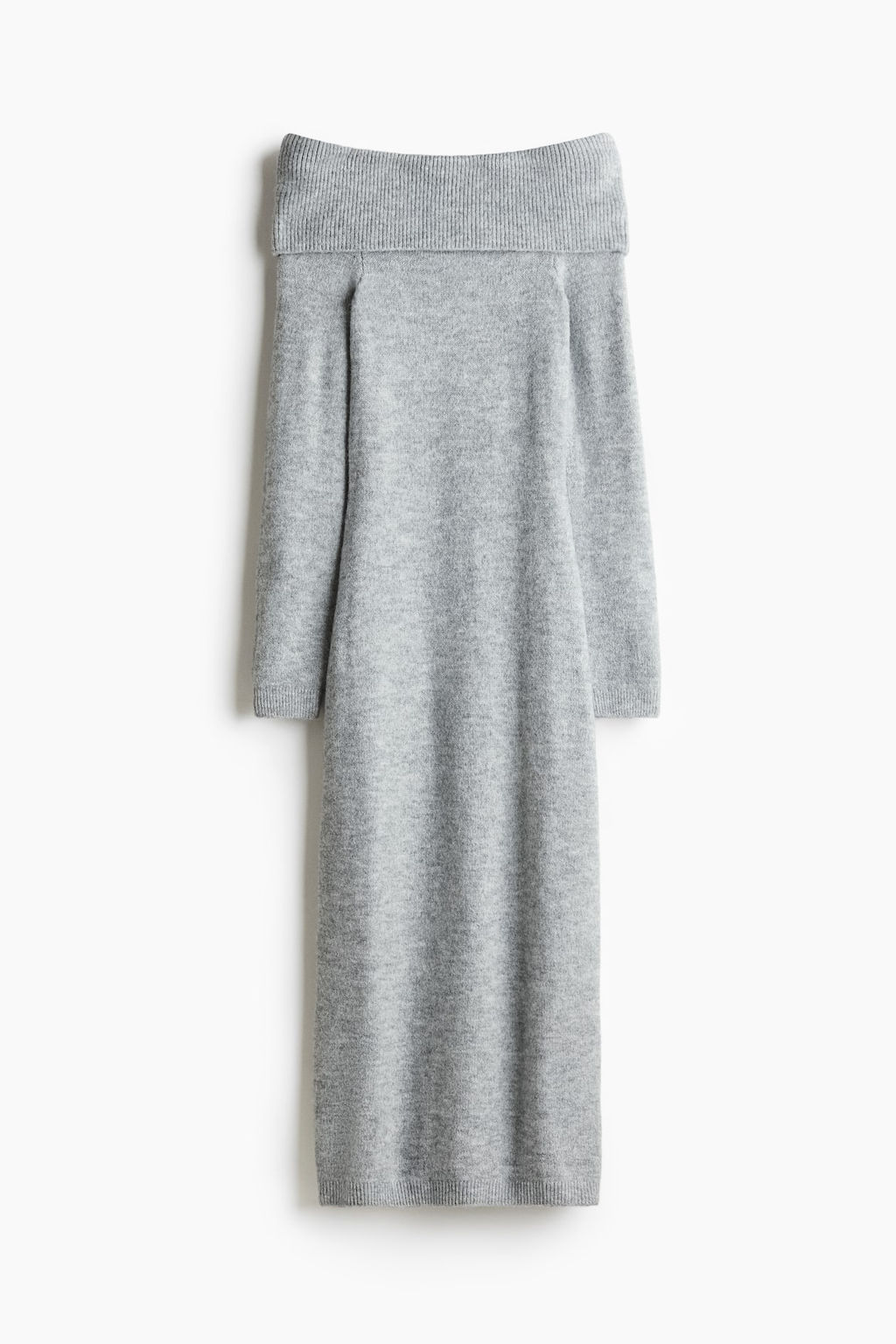 Vestido off-the-shoulder en punto fino - H&m фото 6