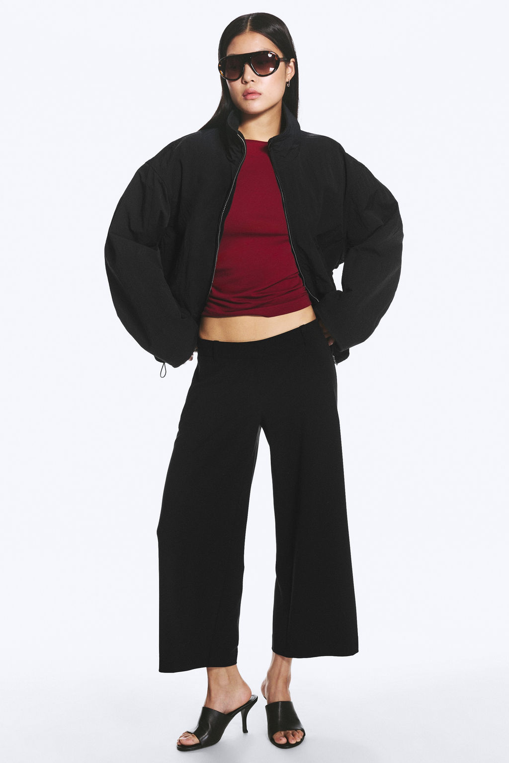 Chaqueta oversize de nailon - H&m фото 2