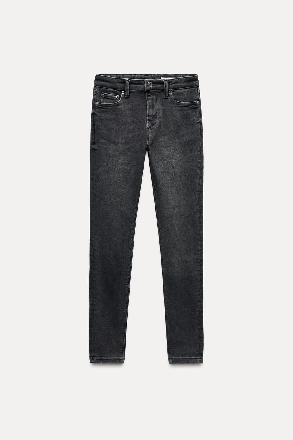 ZW COLLECTION SKINNY MID-WAIST JEANS - Zara фото 8