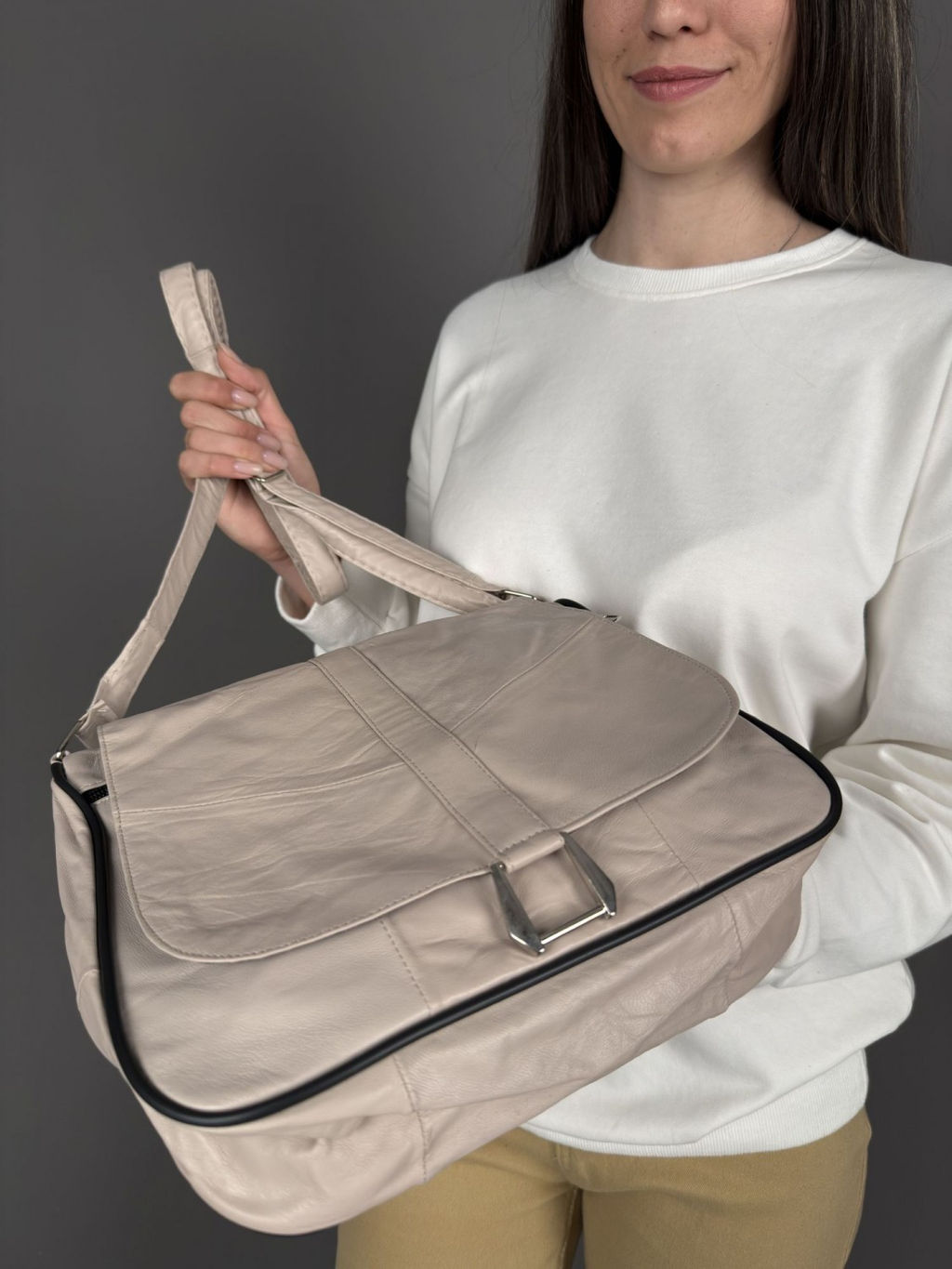 Сумка женская из телячьей кожи