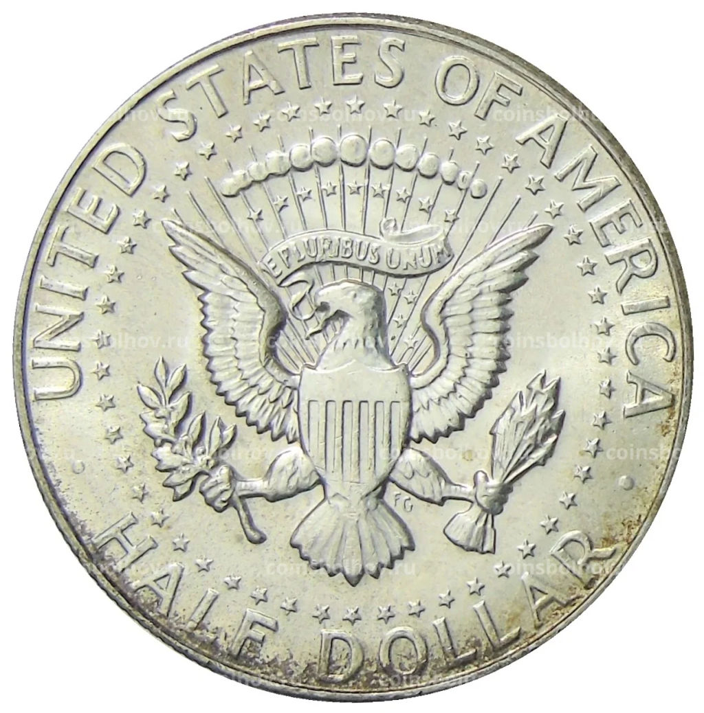1/2 доллара (50 центов) 1968 года D США