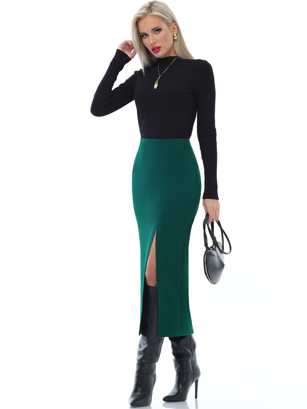 Юбка Символ женственности, грин - Dstrend фото 7