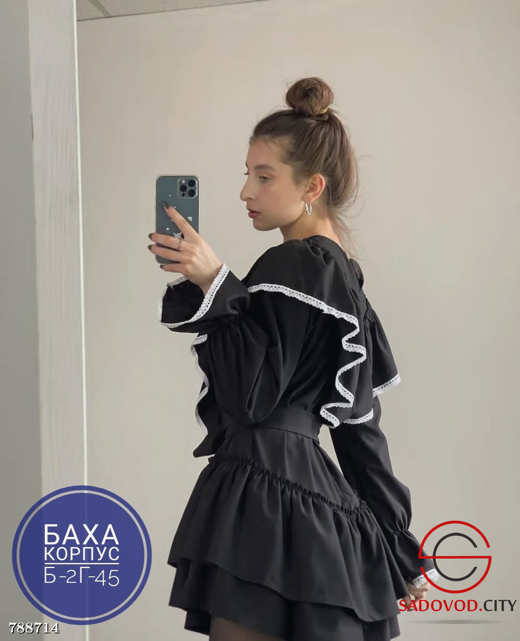 Женское платье с рюшами - Bruno фото 5