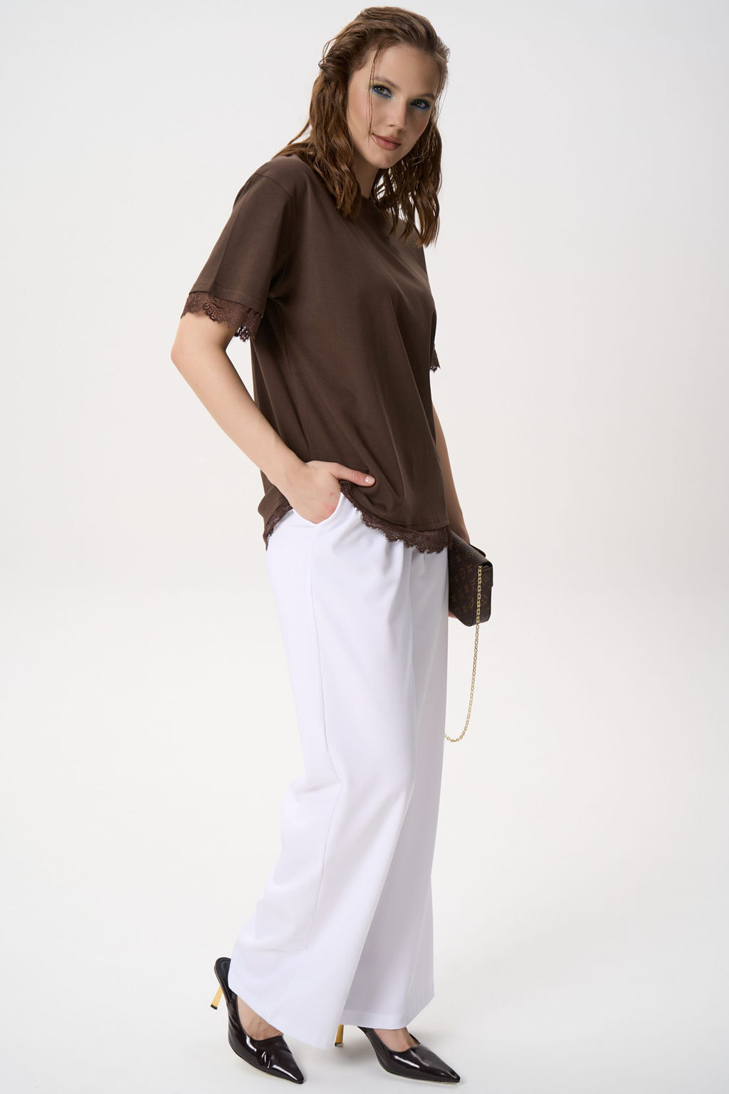 Футболка Бэль (шоколадный) - Эльза фото 9