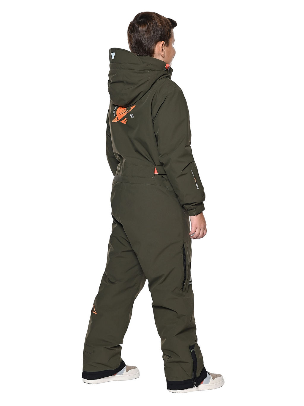 Комбинезон T-9070 Черный - Snow headquarter фото 15