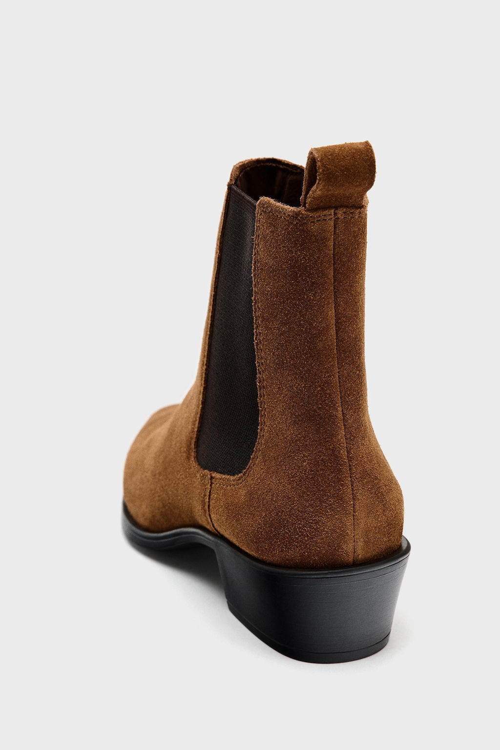 SPLIT SUEDE CHELSEA ANKLE BOOTS - Zara фото 6