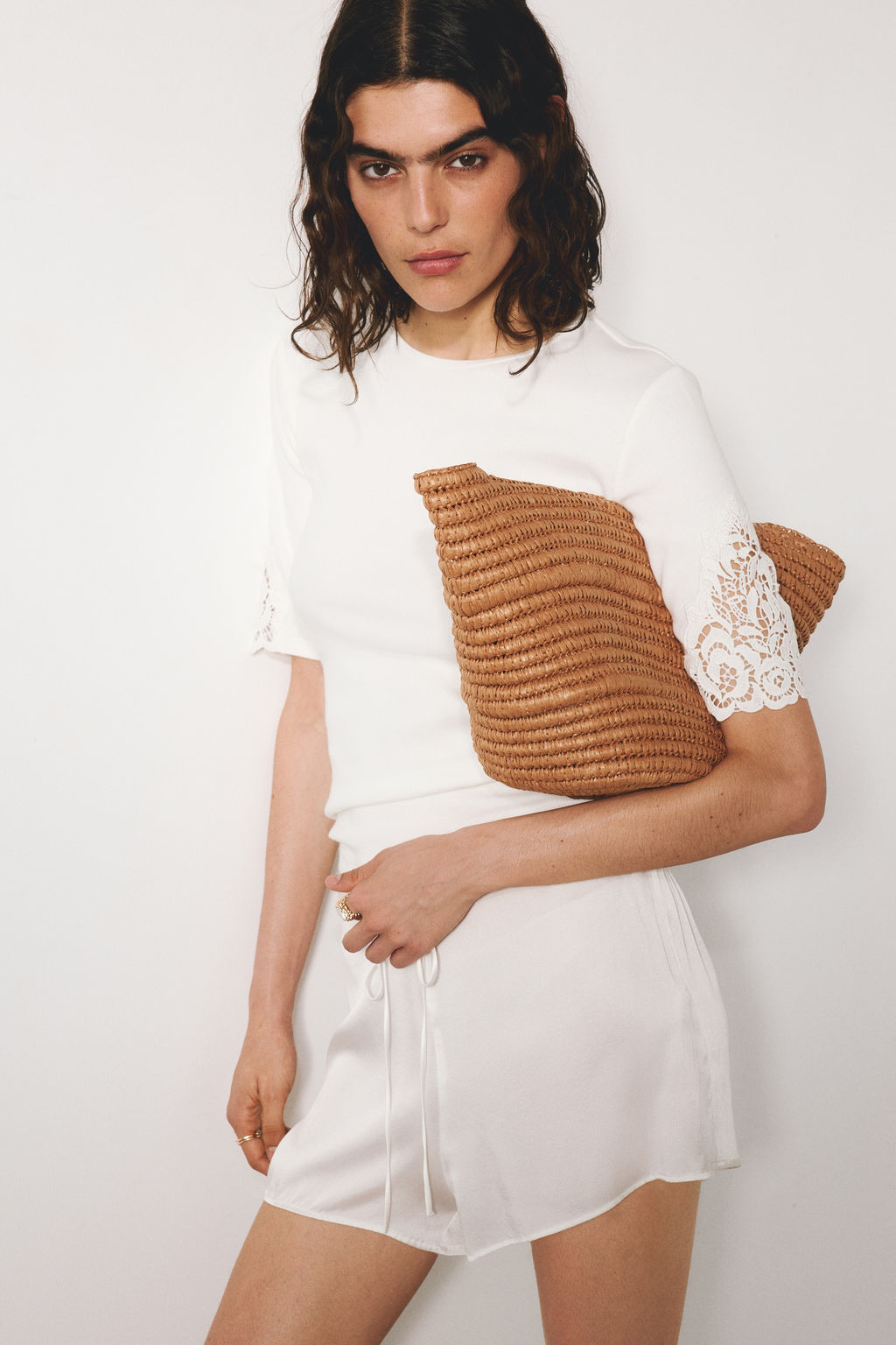 Top de canal? con inserciones de encaje - H&m фото 5