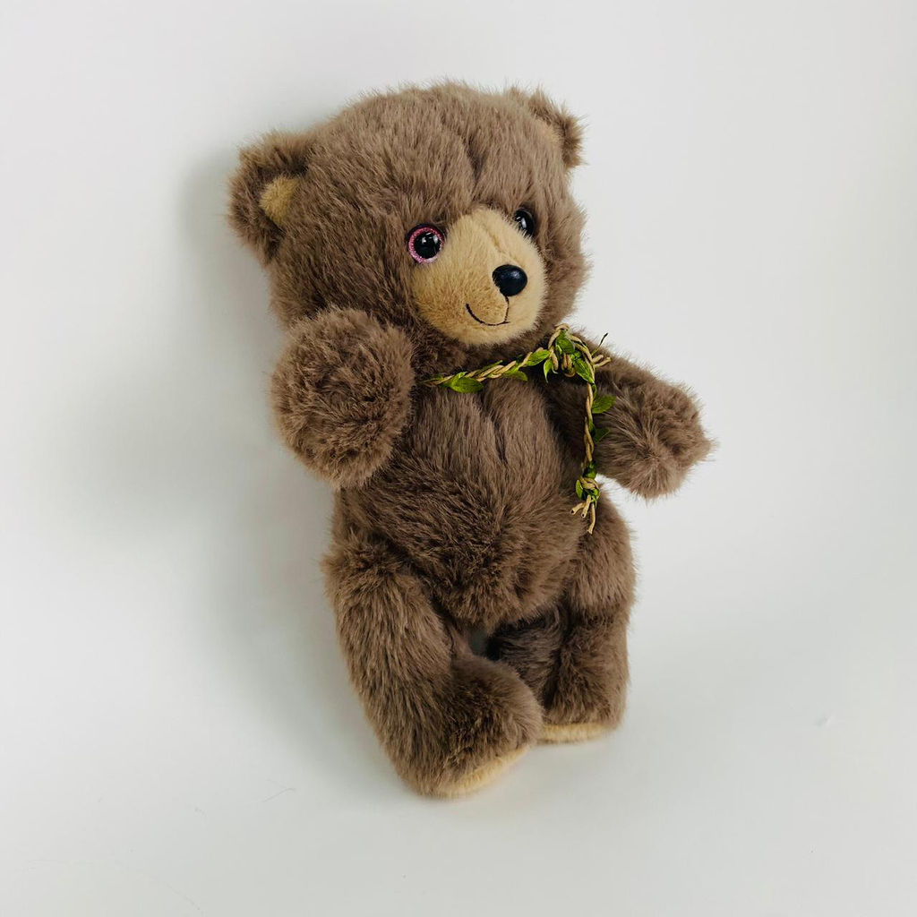 Мягкая игрушка Мишка с плетенным украшением на шее 35 см (арт. 9542/35) - Storyland фото 11