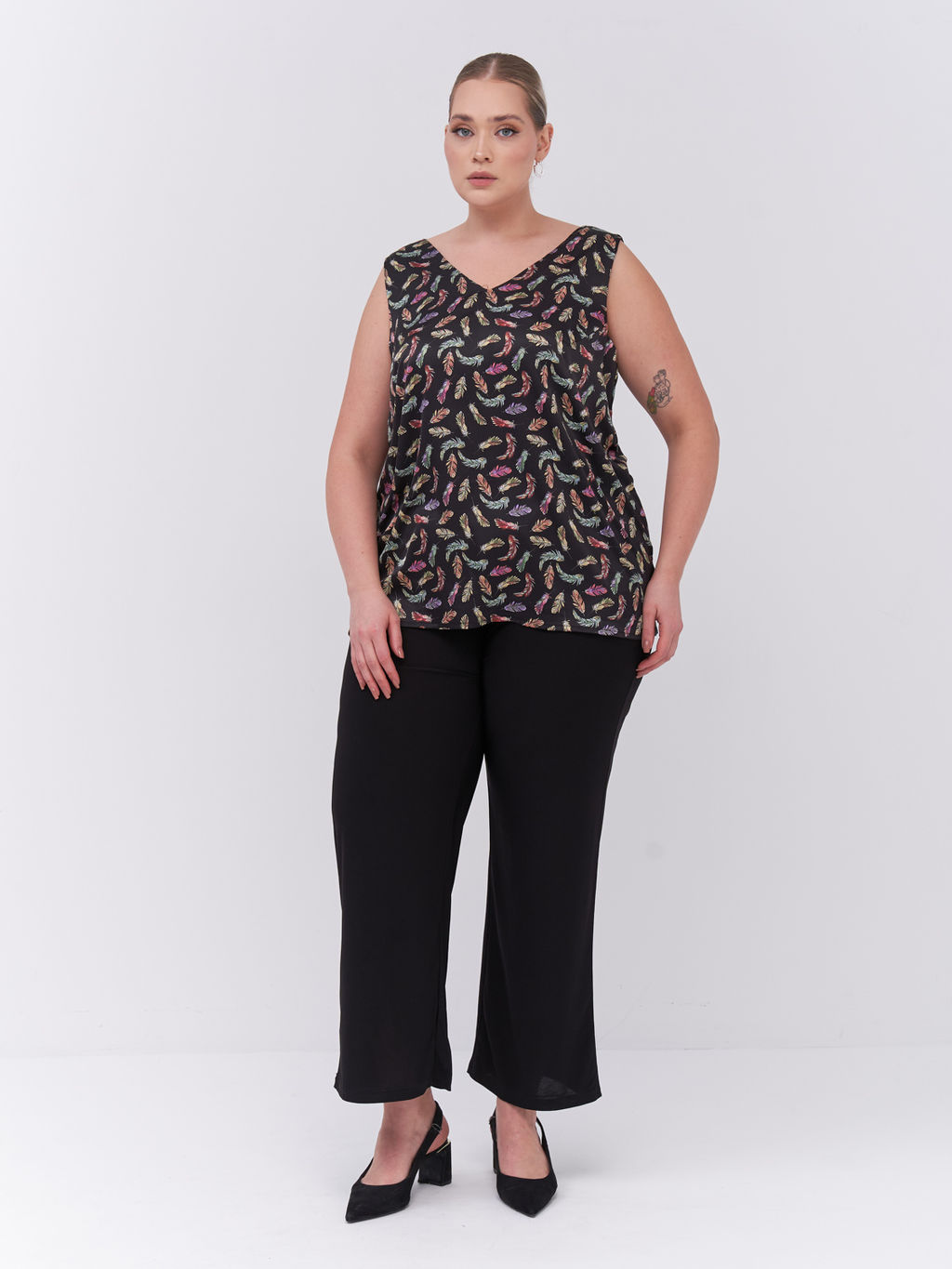 Топ шелковый MT10237FEA01 - Артесса фото 4