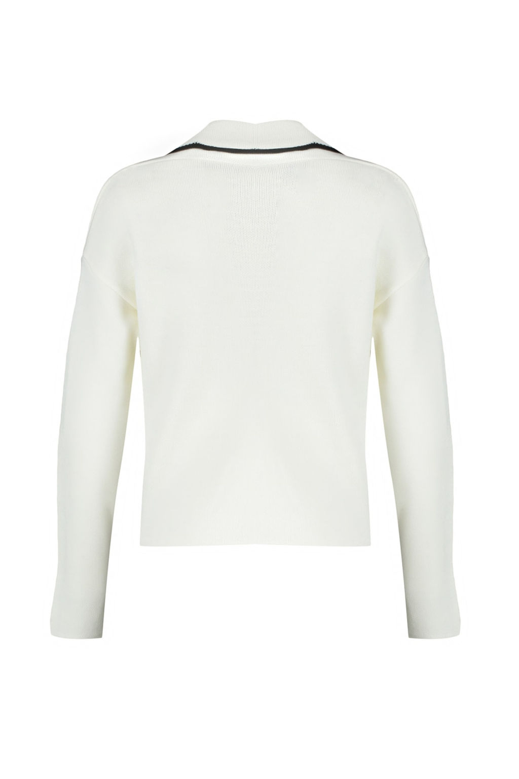 TRENDYOLMILLA Limited Edition Ekru Kruvaze Yaka Renk Bloklu Triko H?rka TWOAW22HI0359  фото 8