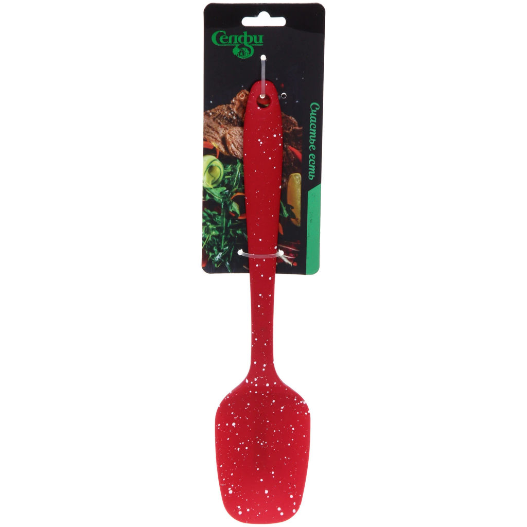 Цена за 2 шт. Лопатка кухонная силиконовая "Bon appetit" узкая