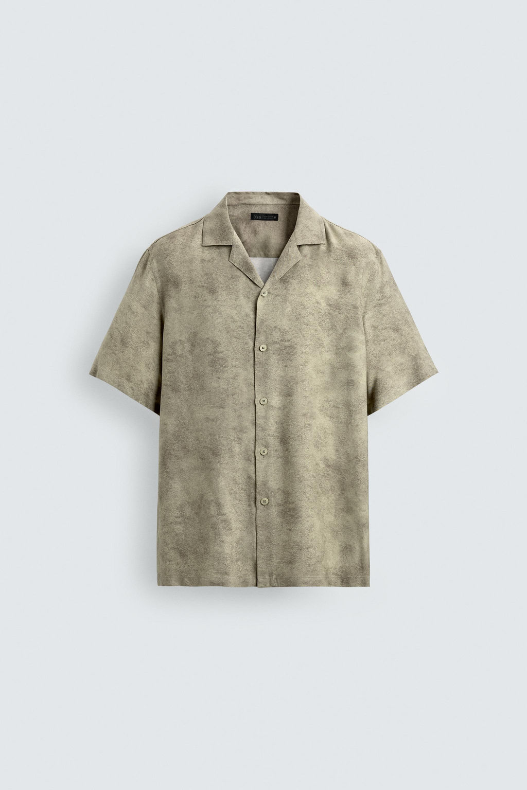 CAMISA SATINADA RELAXED FIT / Beige - Zara фото 8