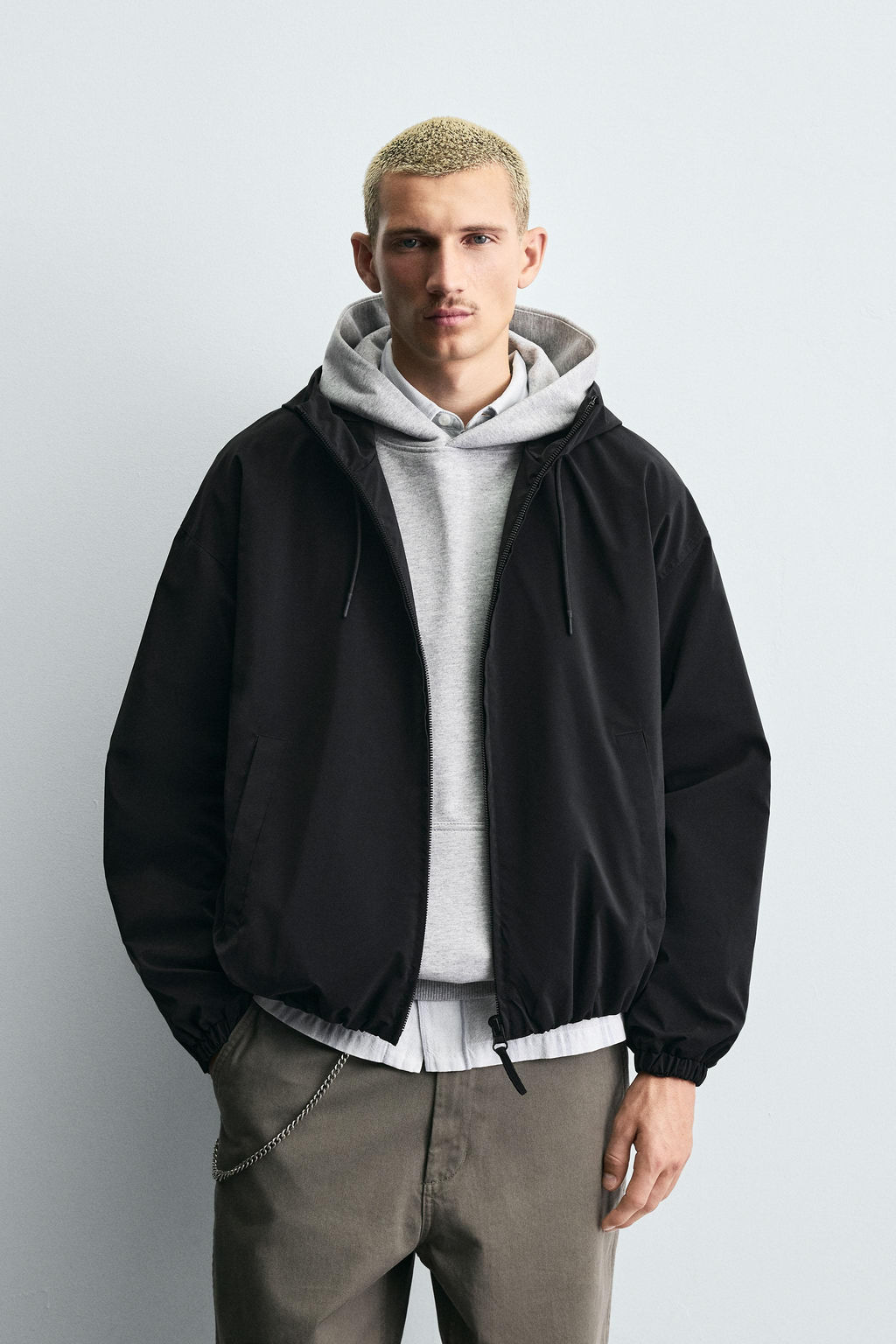 TECHNICAL HOODED JACKET - Zara фото 2