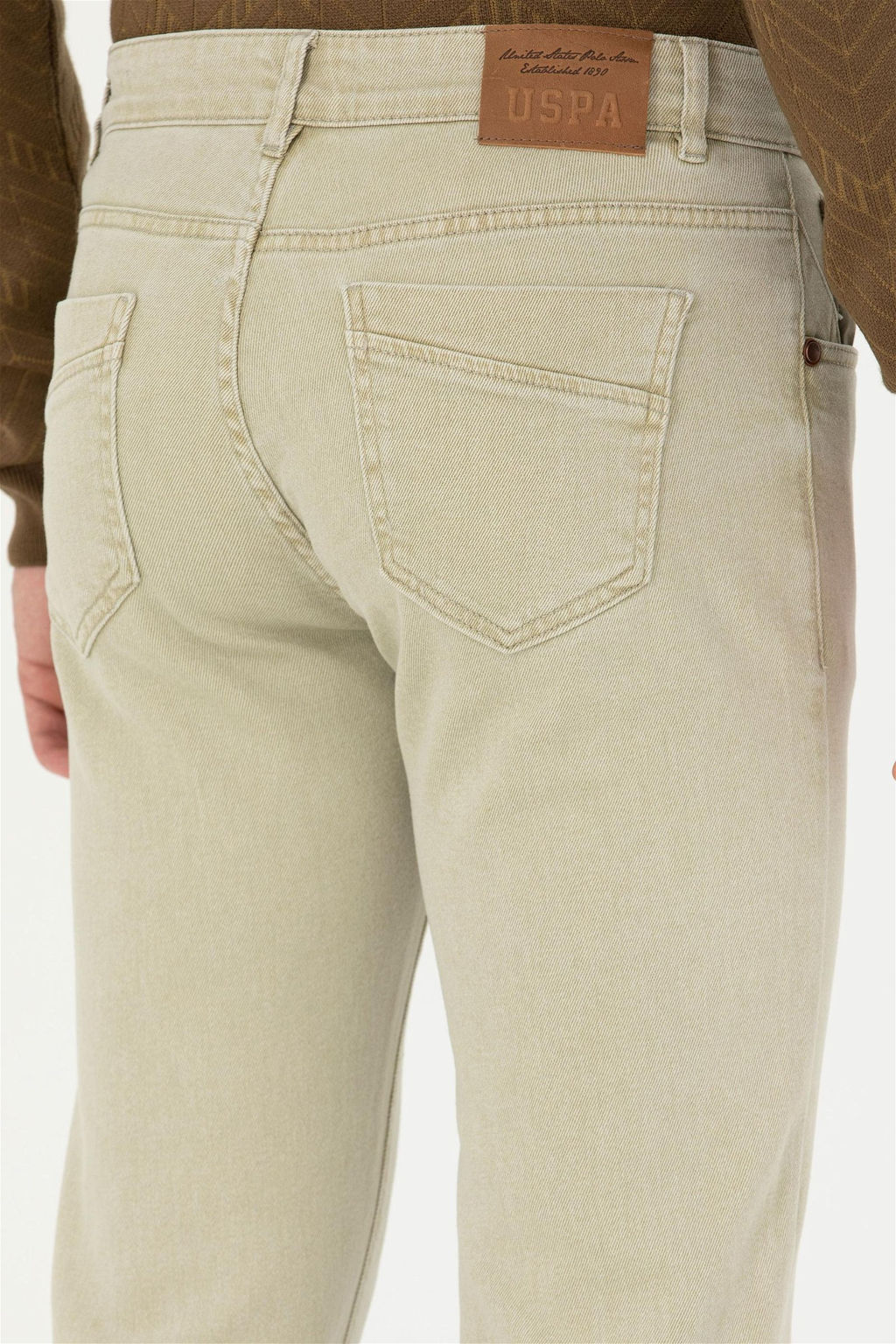 U. S. Polo Assn / Мужские джинсовые брюки светло-хаки - U.s. polo assn фото 14