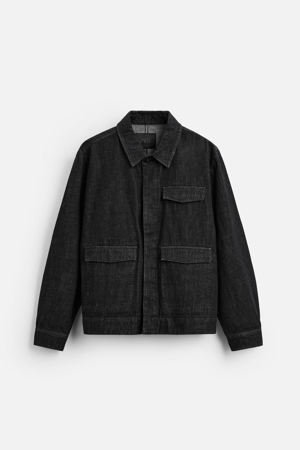 SELVEDGE DENIM OVERSHIRT - Zara фото 4