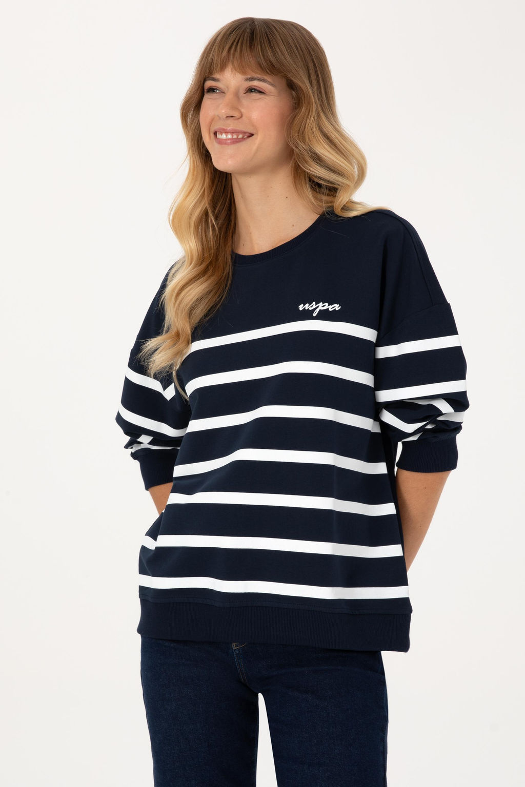 Kad_n Lacivert Sweatshirt - U.s. polo assn фото 3
