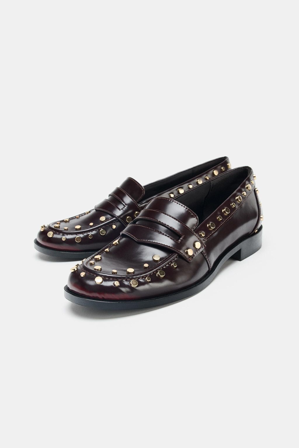 STUD DETAIL LOAFERS - Zara фото 4