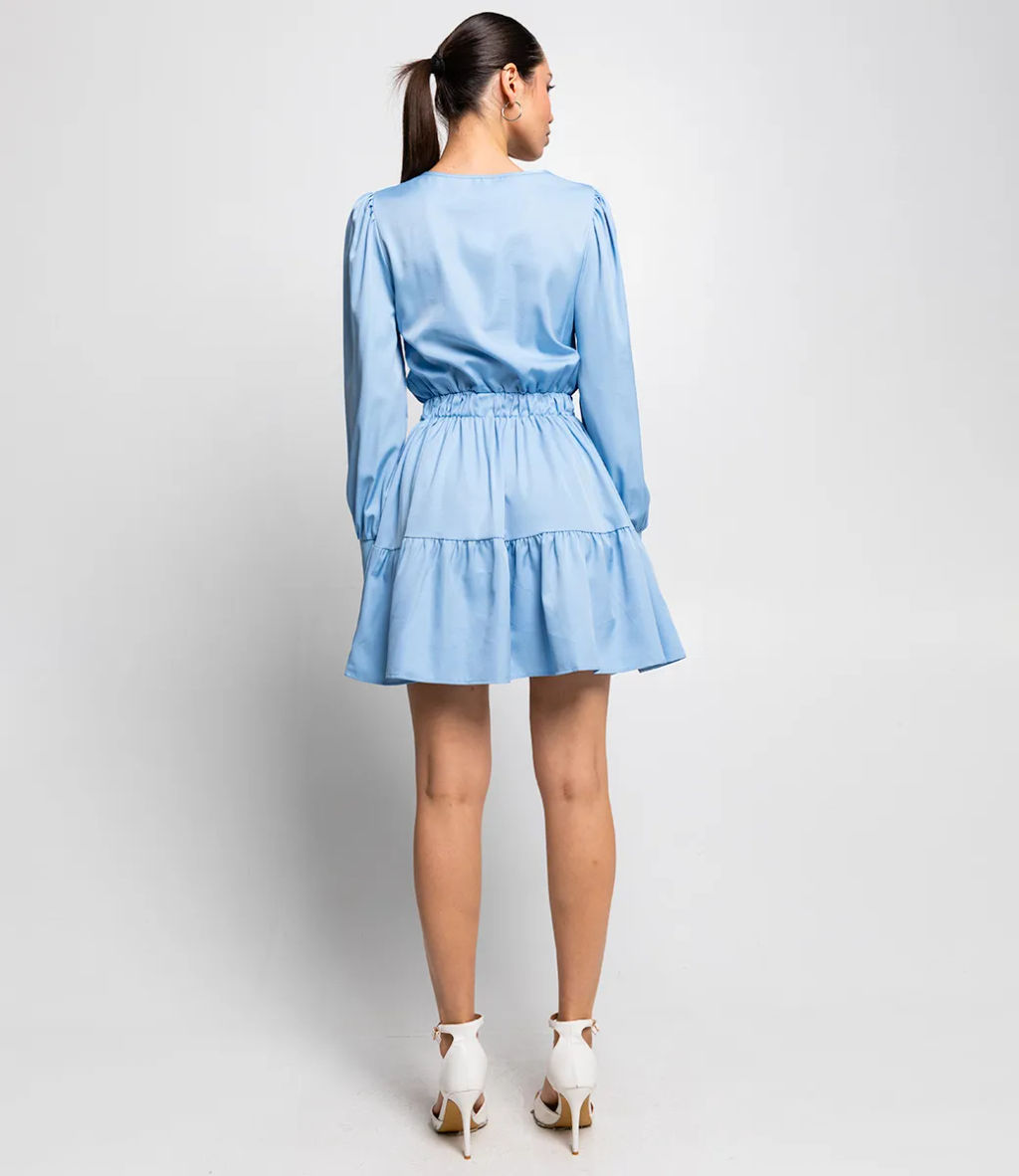 Платье #КТ2257, голубой