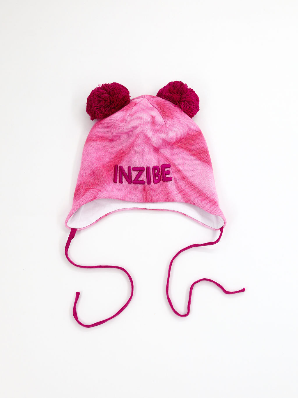 Шапка на завязках, розовая - Inzibe фото 8